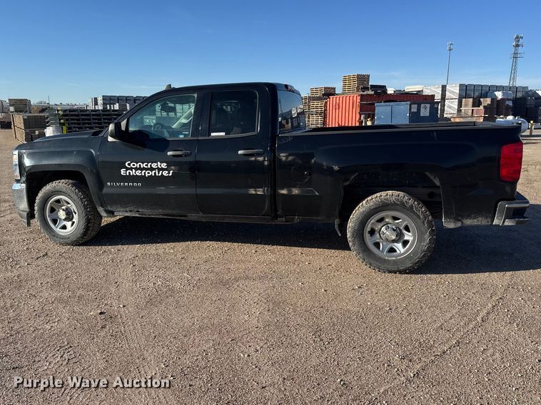 image for item ET1699 2016 Chevrolet Silverado 1500 Ext. Cab pickup truck