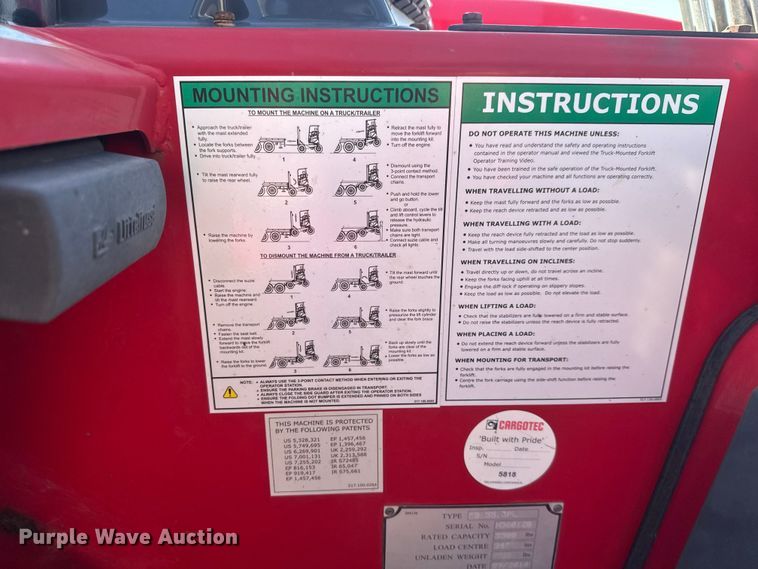 image for item ET1703 2014 Cargotec Ireland M8 55.3PL forklift