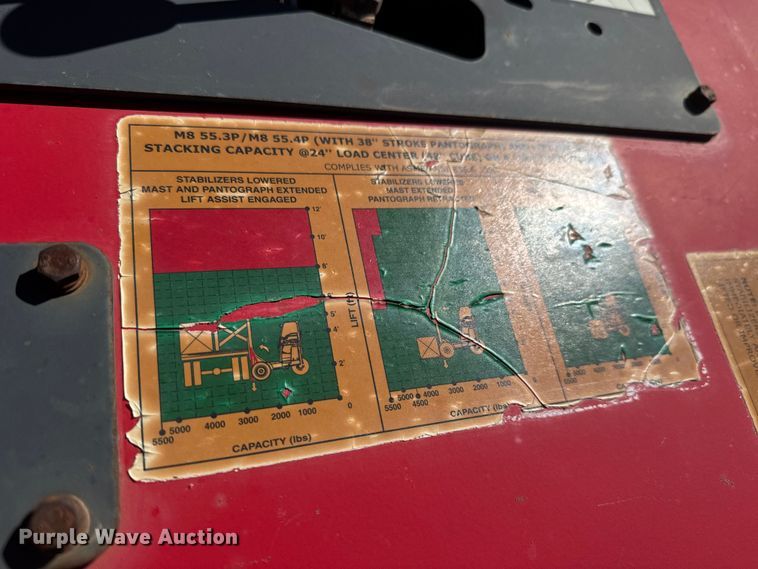 image for item ET1703 2014 Cargotec Ireland M8 55.3PL forklift