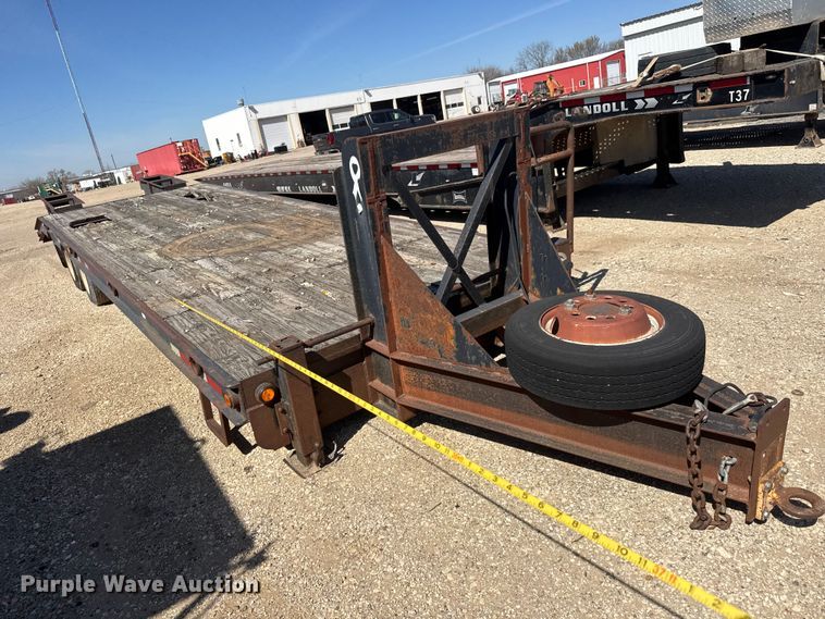 image for item ET1737 2002 Belshe DT2255 equipment trailer