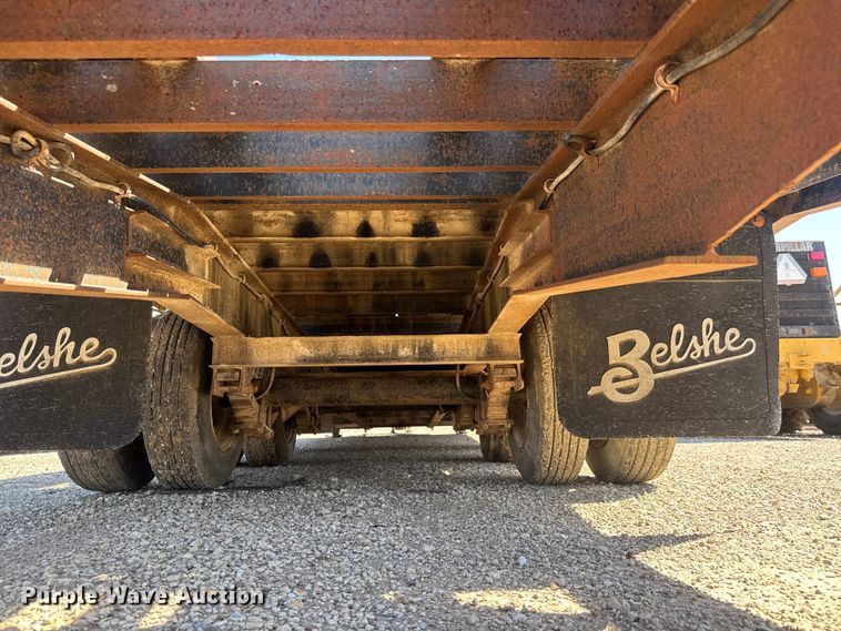 image for item ET1737 2002 Belshe DT2255 equipment trailer