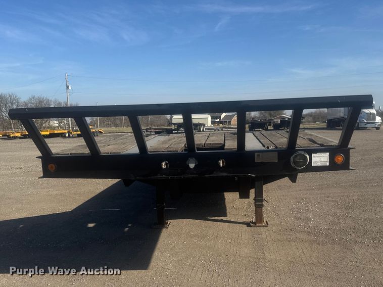 image for item ET1797 2004 Trail King TK50-412 drop deck equipment trailer
