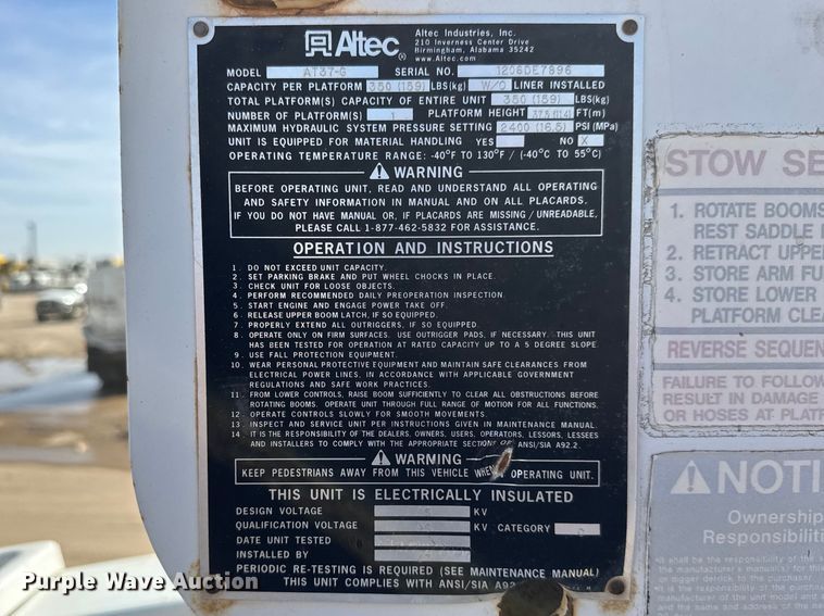 image for item ET1811 2007 Ford F450 Super Duty XL bucket truck