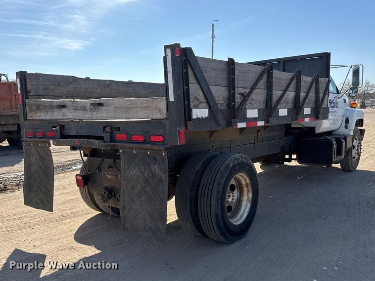 image for item ET1815 2000 GMC C6500 dump flatbed truck
