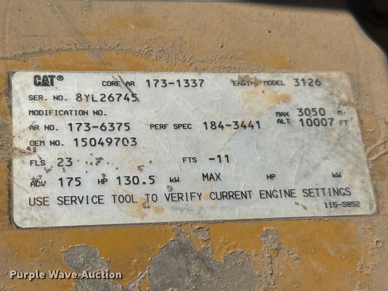 image for item ET1815 2000 GMC C6500 dump flatbed truck