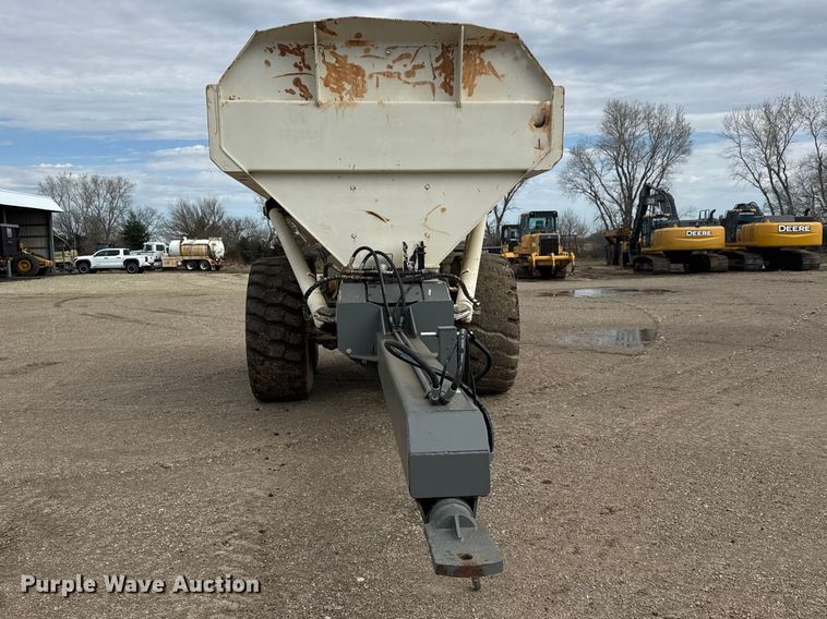 image for item ET1822 Shop built end dump trailer