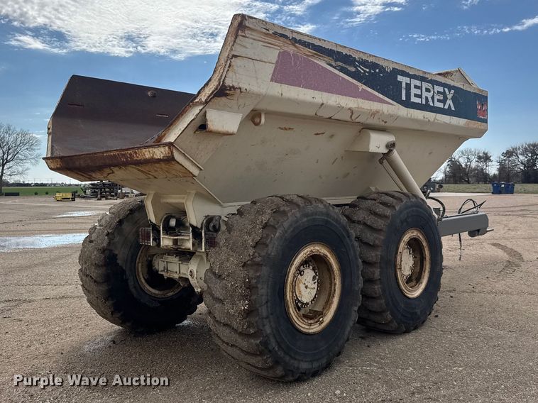 image for item ET1822 Shop built end dump trailer