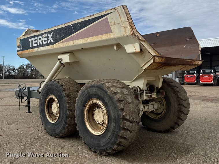 image for item ET1822 Shop built end dump trailer