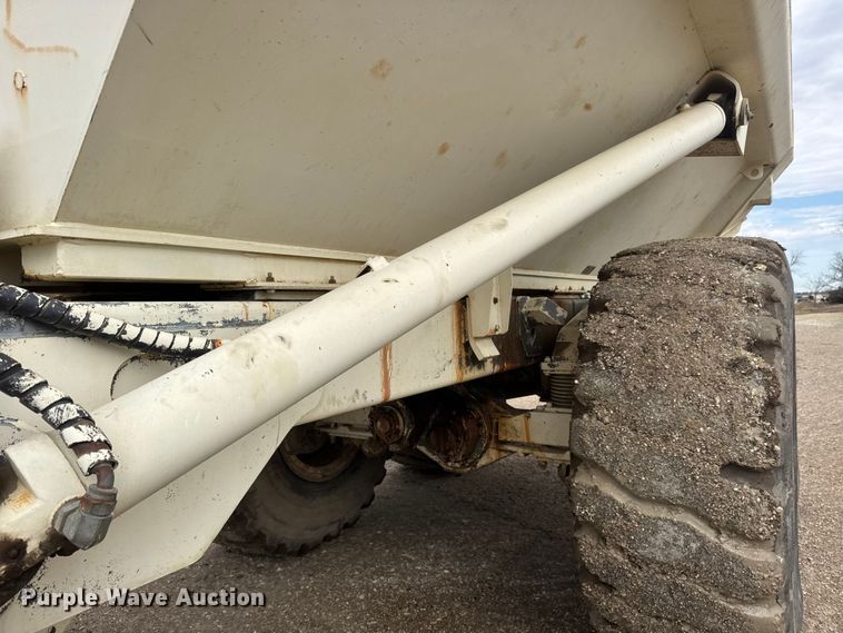 image for item ET1822 Shop built end dump trailer