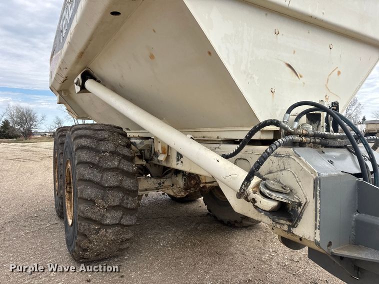 image for item ET1822 Shop built end dump trailer