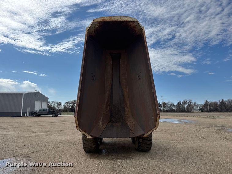 image for item ET1822 Shop built end dump trailer