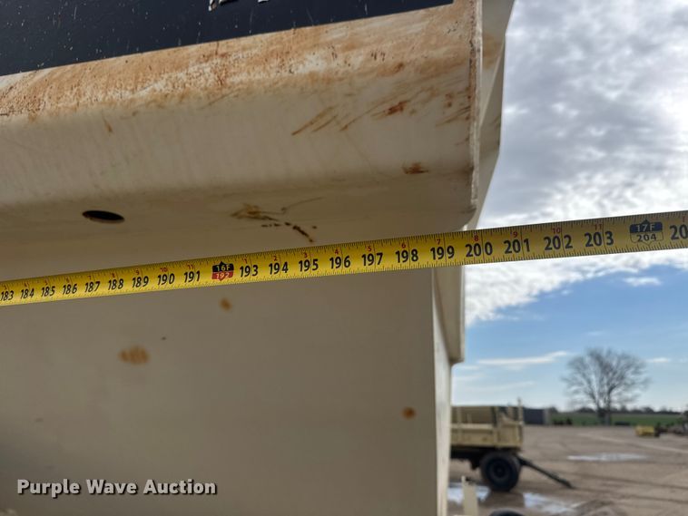 image for item ET1822 Shop built end dump trailer