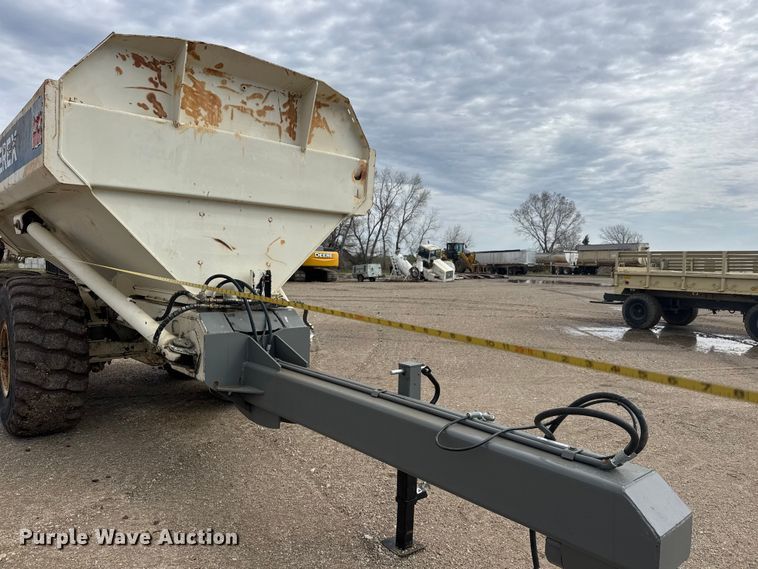 image for item ET1822 Shop built end dump trailer