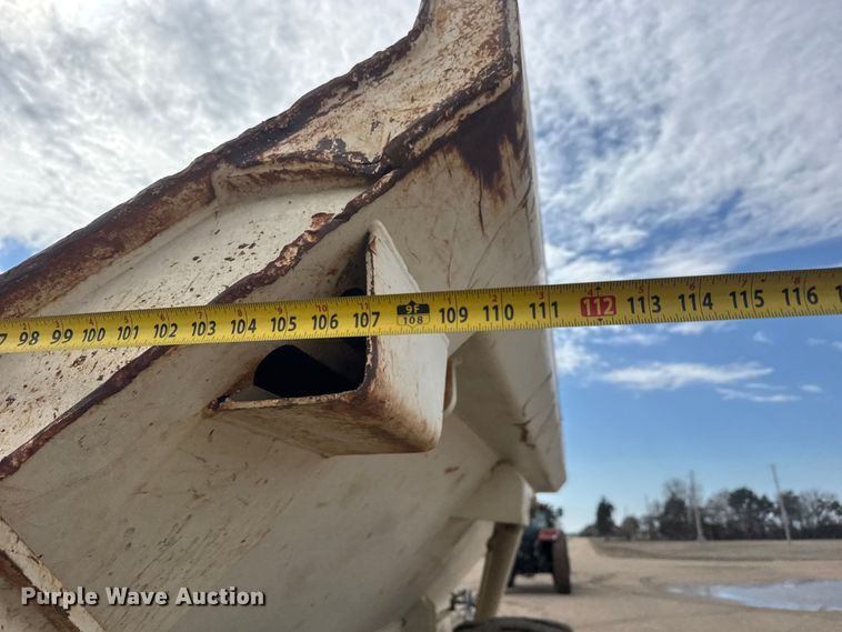 image for item ET1822 Shop built end dump trailer