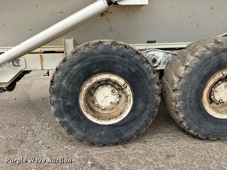 image for item ET1822 Shop built end dump trailer