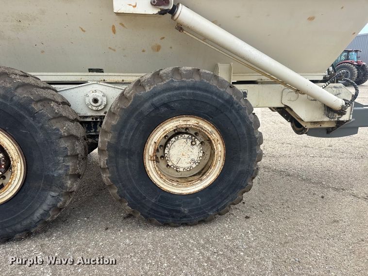 image for item ET1822 Shop built end dump trailer