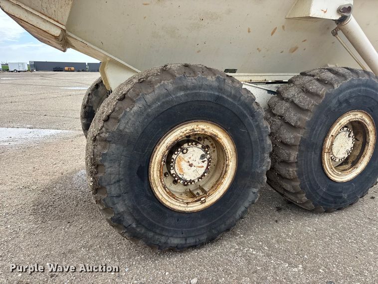 image for item ET1822 Shop built end dump trailer