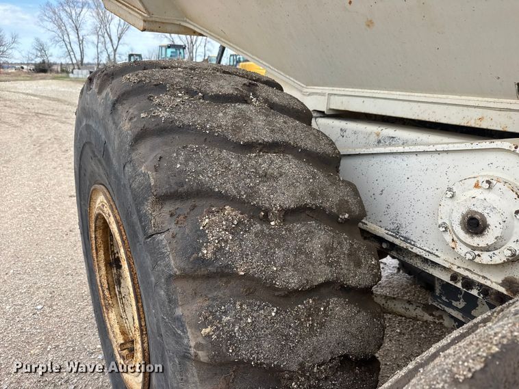image for item ET1822 Shop built end dump trailer