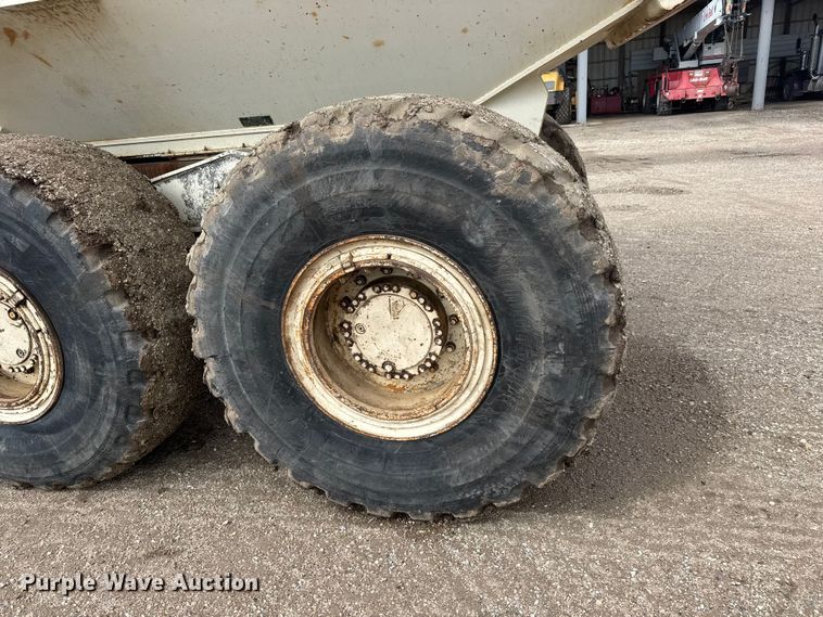 image for item ET1822 Shop built end dump trailer