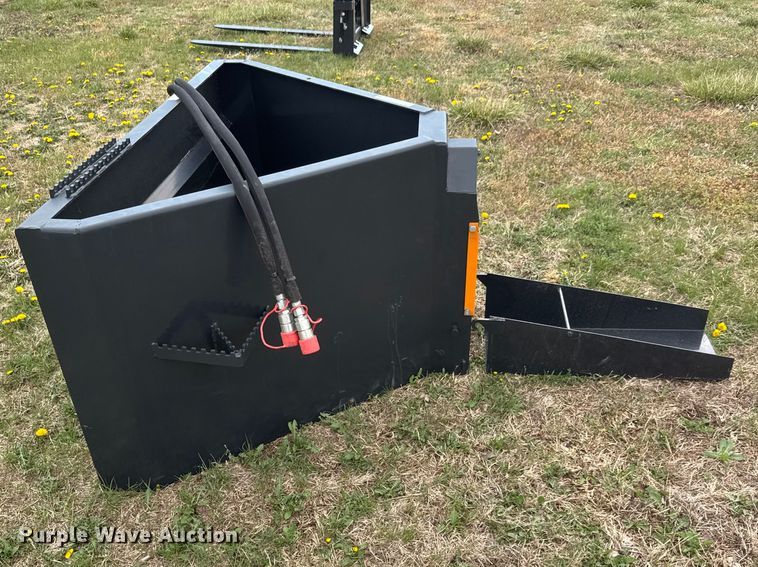 image for item ET1831 2025 Wolverine CCT-11-148V  skid steer concrete chute bucket