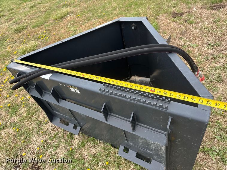 image for item ET1831 2025 Wolverine CCT-11-148V  skid steer concrete chute bucket