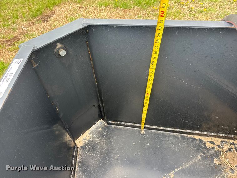 image for item ET1831 2025 Wolverine CCT-11-148V  skid steer concrete chute bucket