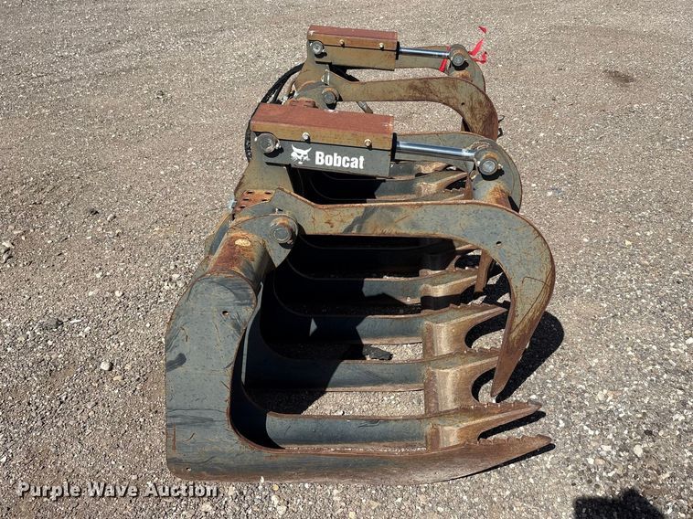 image for item EU0358 Bobcat GRPL-82-Root skid steer grapple bucket