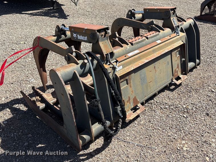 image for item EU0358 Bobcat GRPL-82-Root skid steer grapple bucket