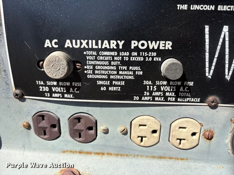 image for item EU0409 Lincoln SAE-350 F3L-912 welder/generator