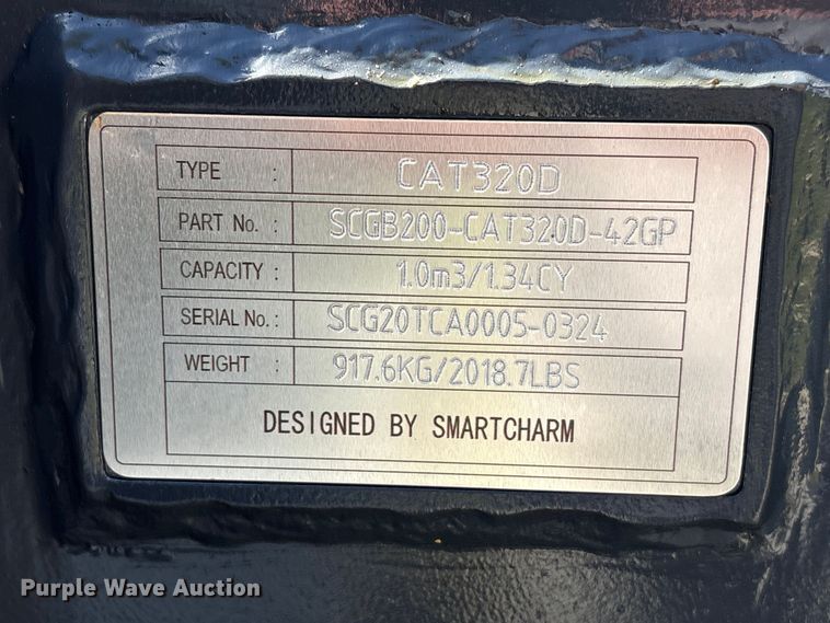 image for item EU0523 SmartCharm CAT320D excavator bucket