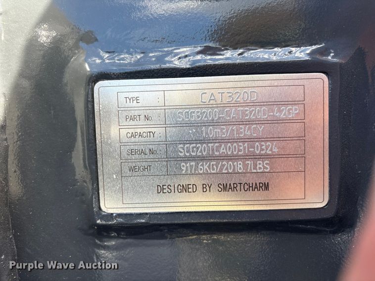 image for item EU0527 SmartCharm CAT320D excavator bucket