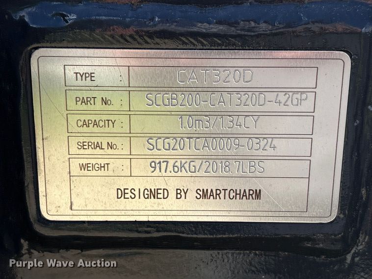 image for item EU0528 SmartCharm CAT320D excavator bucket