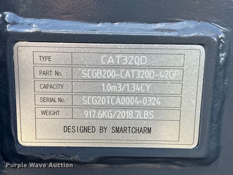 image for item EU0529 SmartCharm CAT320D excavator bucket