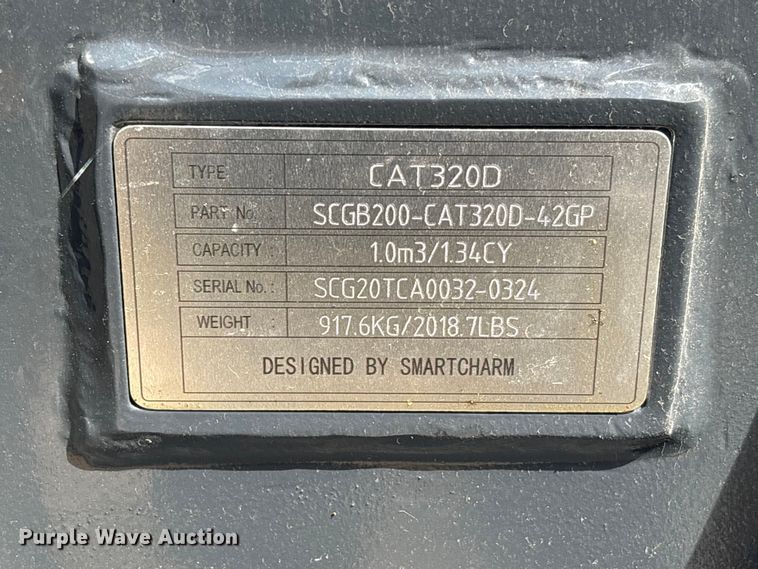 image for item EU0530 SmartCharm CAT320D excavator bucket