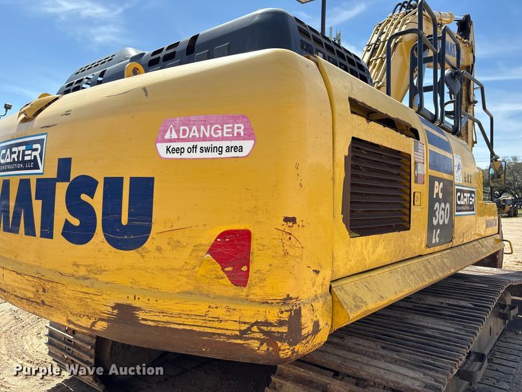 image for item EU7448 2021 Komatsu PC360LC-11 excavator