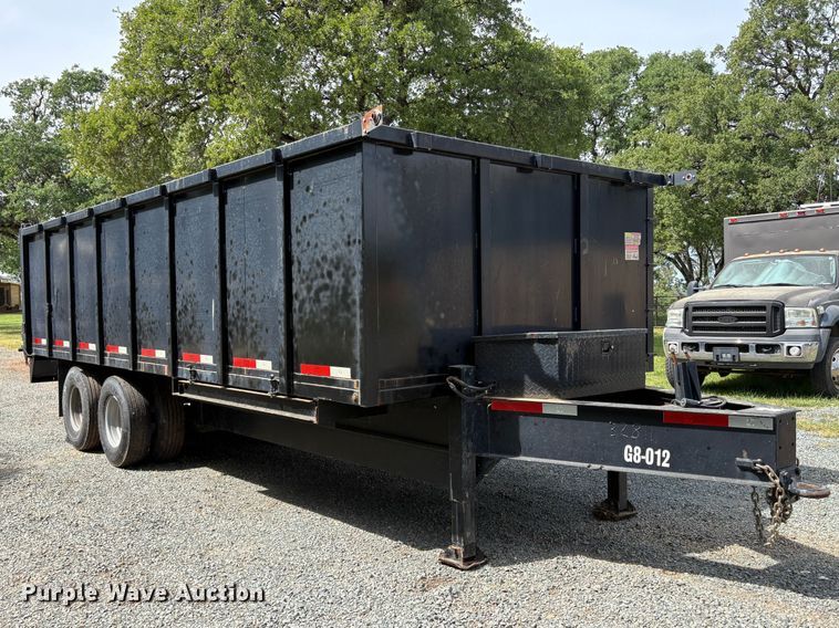 image for item EU8620 2018 Texas Pride DT82024KPH dump trailer