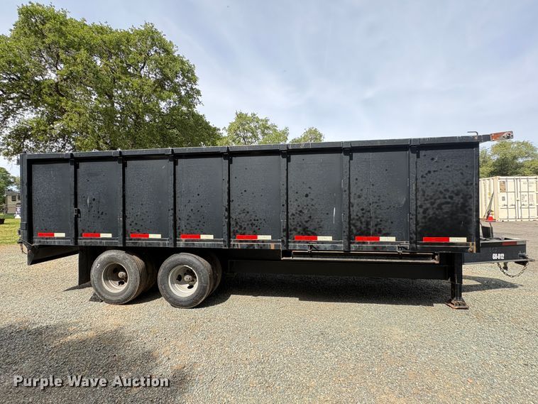 image for item EU8620 2018 Texas Pride DT82024KPH dump trailer