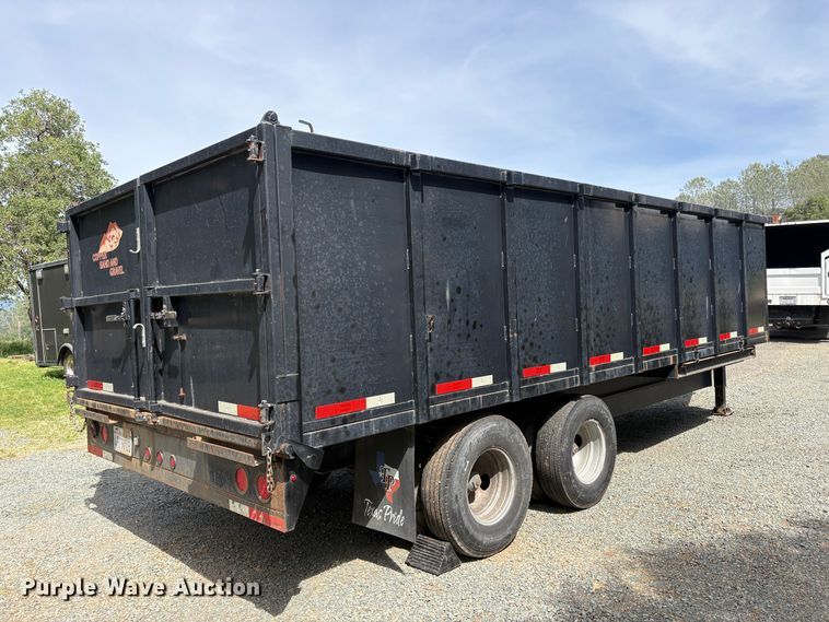 image for item EU8620 2018 Texas Pride DT82024KPH dump trailer