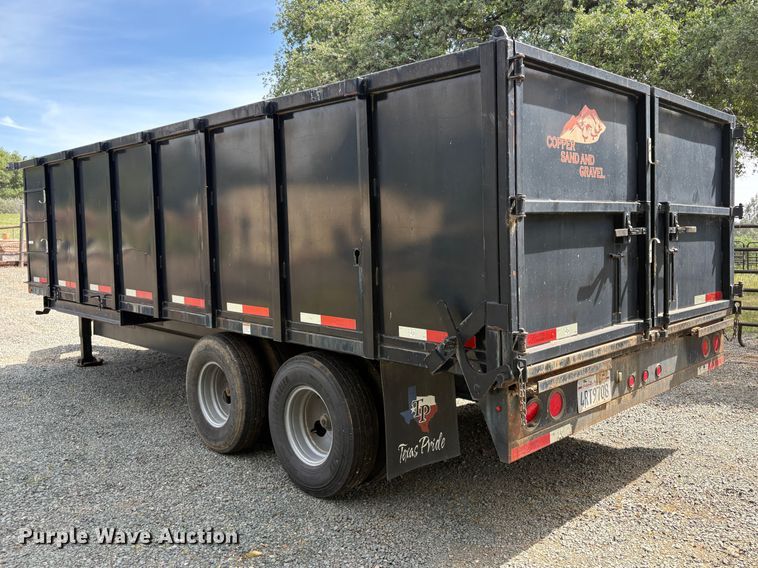 image for item EU8620 2018 Texas Pride DT82024KPH dump trailer
