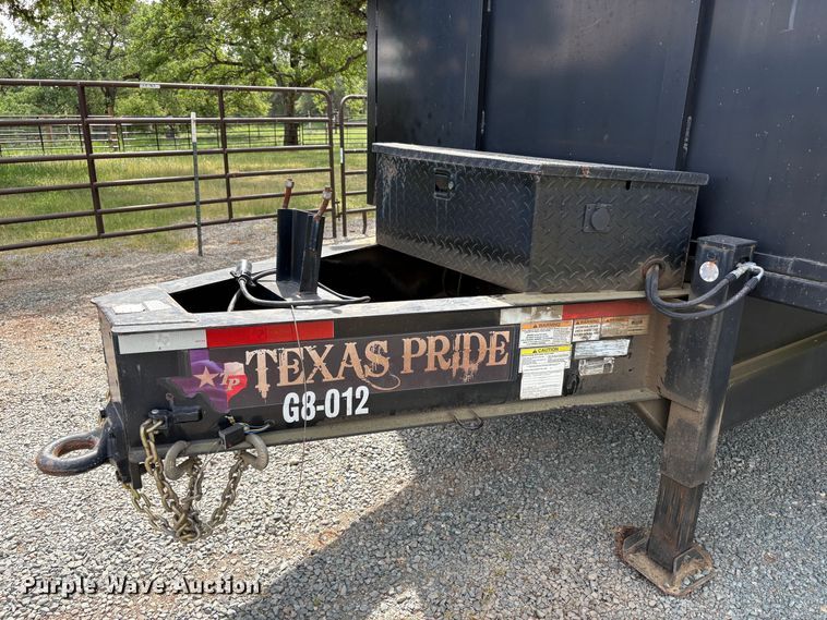 image for item EU8620 2018 Texas Pride DT82024KPH dump trailer