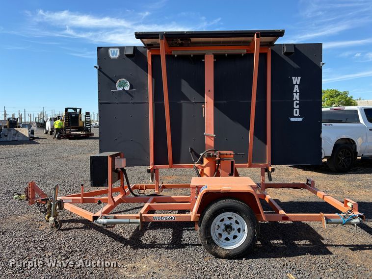 image for item EU8631 2008 WANCO WT-MB message board trailer