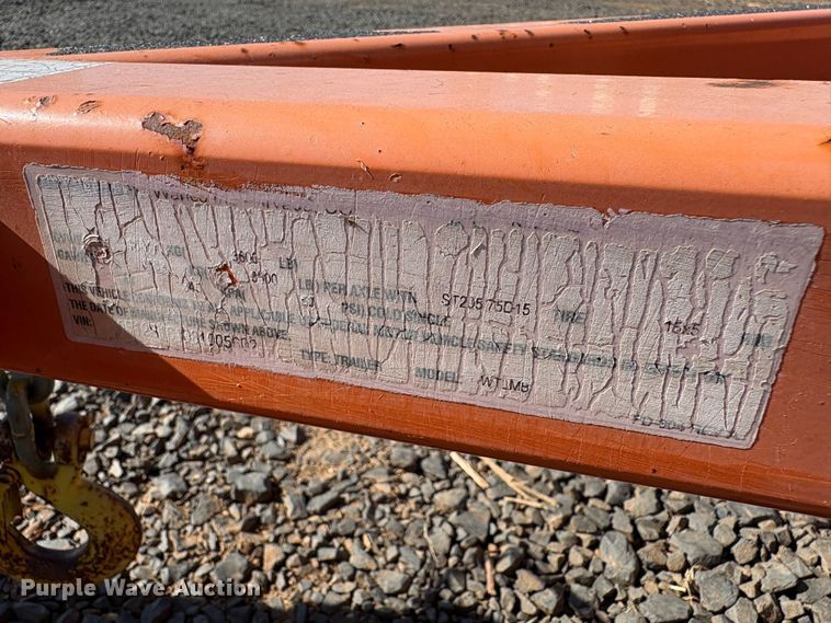 image for item EU8631 2008 WANCO WT-MB message board trailer