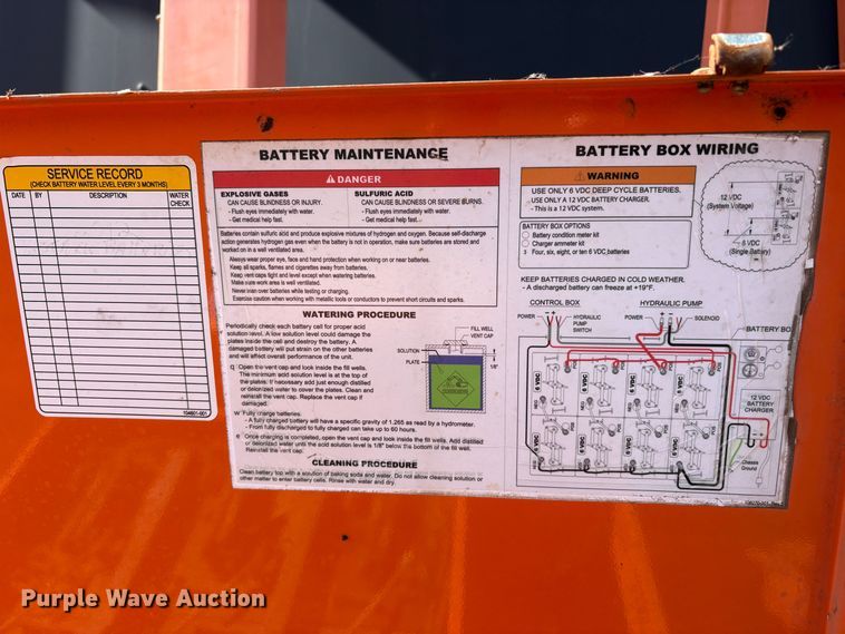 image for item EU8631 2008 WANCO WT-MB message board trailer