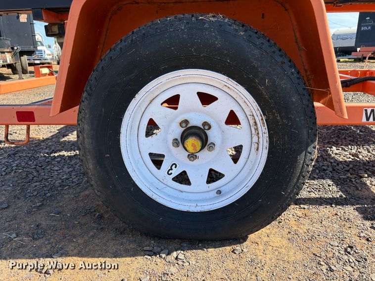 image for item EU8631 2008 WANCO WT-MB message board trailer