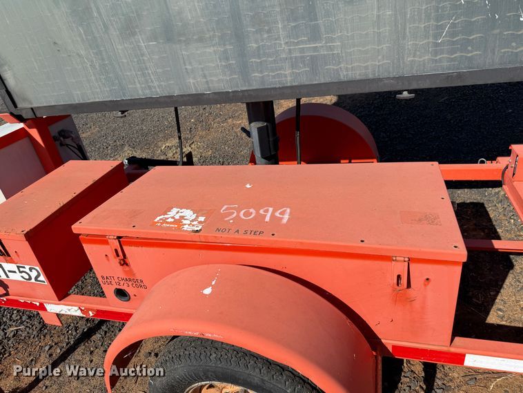 image for item EU8633 2011 WANCO Mini Matrix message board trailer