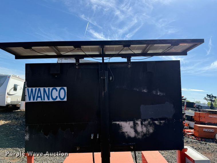 image for item EU8633 2011 WANCO Mini Matrix message board trailer