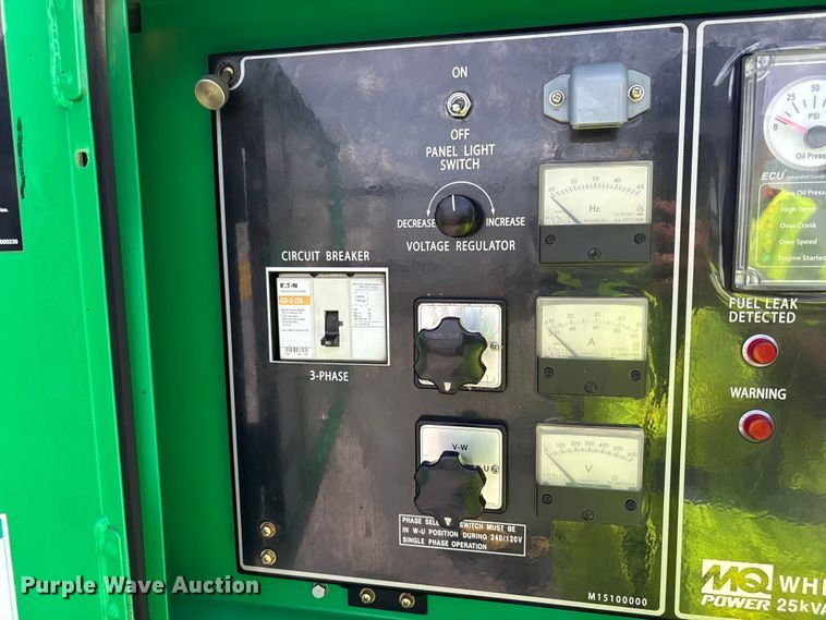 image for item EU8638 2013 Multiquip DCA-25SSIU4F generator