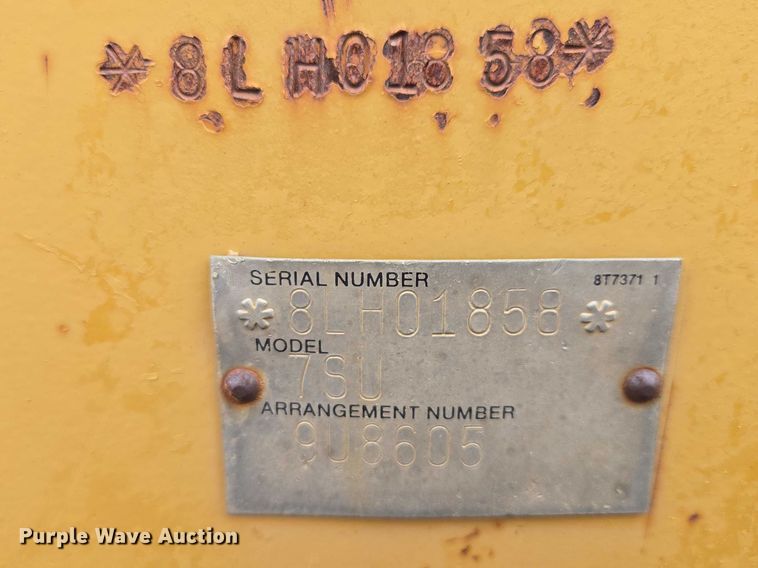 image for item EV5619 Caterpillar 7SU dozer blade