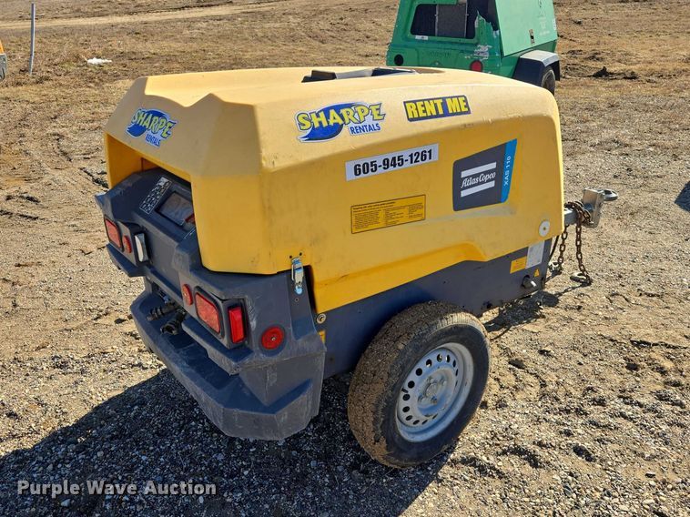 image for item EV5657 2018 Atlas Copco XAS110 air compressor