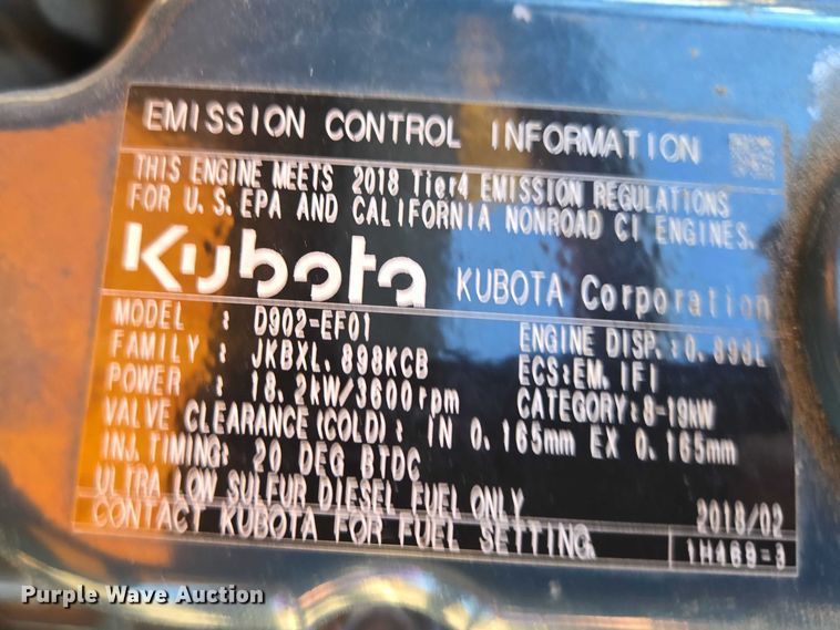 image for item EV5657 2018 Atlas Copco XAS110 air compressor